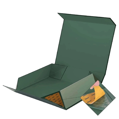 Klappbare Karton-Geschenkverpackungskiste mit Stempelveredelung und individuell