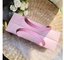 Band-Bogen-kleidet Blumenkraftpapier-Einkaufstasche Fußbekleidungs-Verpackenkasten