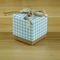 Kontrolle kopiert Hochzeits-Bevorzugungs-Geschenkbox des Praline-Papier-Quadrat-Kasten-260gsm