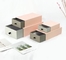 Samt innerhalb 85x85x35mm der kundenspezifischen Papierschmuckkästchengeschenkbox, die Matt Lamination verpackt