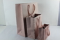 Rauchige Rose 250gam beschichtete Pappeinkaufstasche mit Griffen