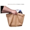 Kundenspezifische fettdichte Kraftpapier-Drucknahrung sackt Würstchen-Sandwich-Verpackentasche ein