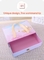 Prägeartige Geschenkbox des Fantasie-Purpur-2mm Pappe mit ziehen Fach aus