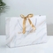 Personifizieren Sie LOGO Marble-Papier, das kundenspezifische Geschenktasche Papier-Lieferung mit Bandgriff einsackt