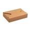 Tee-Verpackenkraftpapier-Kasten-Matt Laminations-Nahrungsmittelgrad-Braunpapiertüte der Nahrung250gsm